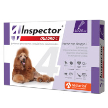 Инспектор  для собак Квадро 10-25кг, 1 пипетка
